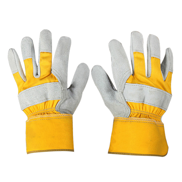Cowhide Split Leather Industrial Safety Gloves